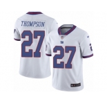 Youth Nike New York Giants #27 Darian Thompson Limited White Rush NFL Jersey