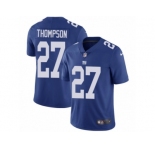 Youth Nike New York Giants #27 Darian Thompson Vapor Untouchable Limited Royal Blue Team Color NFL Jersey