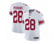 Youth Nike New York Giants #28 Paul Perkins Vapor Untouchable Limited White NFL Jersey