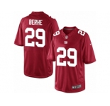 Youth Nike New York Giants #29 Nat Berhe Limited Red Alternate NFL Jersey