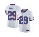 Youth Nike New York Giants #29 Nat Berhe Limited White Rush NFL Jersey