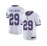Youth Nike New York Giants #29 Wayne Gallman Limited White Rush NFL Jersey