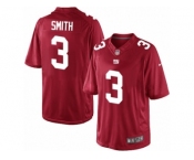 Youth Nike New York Giants #3 Geno Smith Limited Red Alternate NFL Jersey