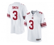 Youth Nike New York Giants #3 Geno Smith Limited White NFL Jersey