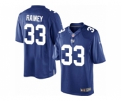 Youth Nike New York Giants #33 Bobby Rainey Limited Royal Blue Team Color NFL Jersey