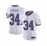 Youth Nike New York Giants #34 Shane Vereen Limited White Rush NFL Jersey
