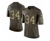 Youth Nike New York Giants #34 Shane Vereenr Green Salute to Service Jerseys