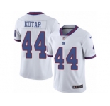 Youth Nike New York Giants #44 Doug Kotar Limited White Rush Vapor Untouchable NFL Jersey