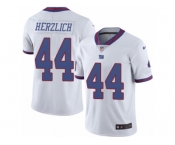 Youth Nike New York Giants #44 Mark Herzlich Limited White Rush NFL Jers