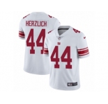 Youth Nike New York Giants #44 Mark Herzlich Vapor Untouchable Limited White NFL Jersey