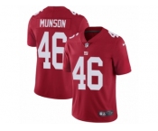 Youth Nike New York Giants #46 Calvin Munson Red Alternate Vapor Untouchable Limited Player NFL Jersey