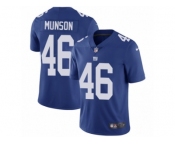 Youth Nike New York Giants #46 Calvin Munson Royal Blue Team Color Vapor Untouchable Limited Player NFL Jersey