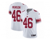 Youth Nike New York Giants #46 Calvin Munson White Vapor Untouchable Limited Player NFL Jersey