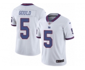 Youth Nike New York Giants #5 Robbie Gould Limited White Rush NFL Jersey