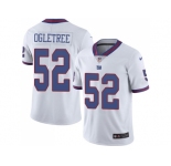 Youth Nike New York Giants #52 Alec Ogletree White Stitched NFL Limited Rush Jersey