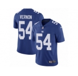 Youth Nike New York Giants #54 Olivier Vernon Vapor Untouchable Limited Royal Blue Team Color NFL Jersey