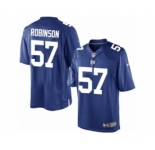 Youth Nike New York Giants #57 Keenan Robinson Limited Royal Blue Team Color NFL Jersey