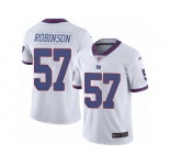 Youth Nike New York Giants #57 Keenan Robinson Limited White Rush NFL Jersey