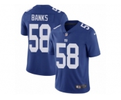 Youth Nike New York Giants #58 Carl Banks Vapor Untouchable Limited Royal Blue Team Color NFL Jersey