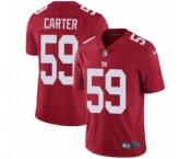 Youth Nike New York Giants #59 Lorenzo Carter Red Alternate Vapor Untouchable Limited Player NFL Jersey