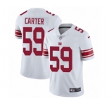 Youth Nike New York Giants #59 Lorenzo Carter White Vapor Untouchable Elite Player NFL Jersey