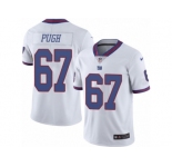 Youth Nike New York Giants #67 Justin Pugh Limited White Rush NFL Jersey