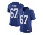 Youth Nike New York Giants #67 Justin Pugh Vapor Untouchable Limited Royal Blue Team Color NFL Jersey