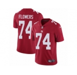 Youth Nike New York Giants #74 Ereck Flowers Vapor Untouchable Limited Red Alternate NFL Jersey