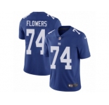 Youth Nike New York Giants #74 Ereck Flowers Vapor Untouchable Limited Royal Blue Team Color NFL Jersey
