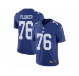 Youth Nike New York Giants #76 D.J. Fluker Vapor Untouchable Limited Royal Blue Team Color NFL Jersey