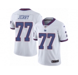 Youth Nike New York Giants #77 John Jerry Limited White Rush NFL Jersey