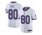 Youth Nike New York Giants #80 Victor Cruz Limited White Rush NFL Jersey