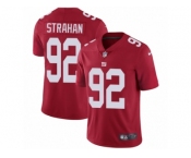 Youth Nike New York Giants #92 Michael Strahan Vapor Untouchable Limited Red Alternate NFL Jersey