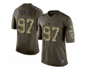 Youth Nike New York Giants #97 Devin Taylor Limited Green Salute to Service NFL Jersey