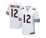 Men's Nike Chicago Bears #12 Markus Wheaton Game White NFL Jersey