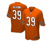 Men's Nike Chicago Bears #39 Jacoby Glenn Game Orange Alternate NFL Jersey