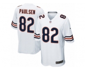 Men's Nike Chicago Bears #82 Logan Paulsen Game White NFL Jersey