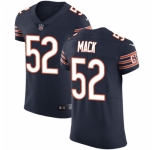 Men's Nike Chicago Bears #52 Khalil Mack Navy Blue Team Color Vapor Untouchable Elite Player NFL Jersey