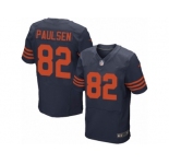 Men's Nike Chicago Bears #82 Logan Paulsen Elite Navy Blue 1940s Throwback Alternate NFL Jersey