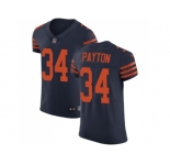 Nike Chicago Bears #34 Walter Payton Navy Blue Alternate Men Stitched NFL Vapor Untouchable Elite Jersey