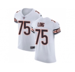 Nike Chicago Bears #75 Kyle Long White Men Stitched NFL Vapor Untouchable Elite Jersey