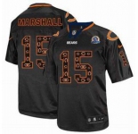 nike nfl jerseys chicago bears #15 marshall black[Elite united sideline 50th Patch]