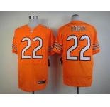 nike nfl jerseys chicago bears #22 matt forte orange[Elite]