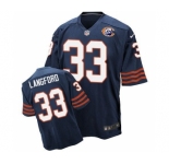 nike nfl jerseys chicago bears #33 Jeremy Langford Throwback blue[Elite]