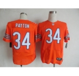 nike nfl jerseys chicago bears #34 payton orange[Elite]