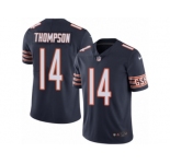 Men Nike Chicago Bears #14 Deonte Thompson Navy Blue Team Color Vapor Untouchable Limited Player NFL Jersey