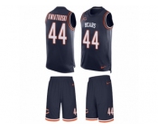 Men Nike Chicago Bears #44 Nick Kwiatkoski Limited Navy Blue Tank Top Suit NFL Jersey