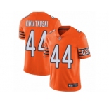 Men Nike Chicago Bears #44 Nick Kwiatkoski Limited Orange Rush Vapor Untouchable NFL Jersey