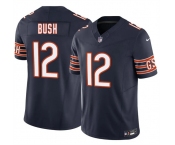 Men's Chicago Bears #12 Devin Bush Navy 2026 F.U.S.E. Vapor Untouchable Limited Football Stitched Jersey
