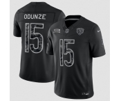 Men's Chicago Bears #15 Rome Odunze Black 2026 F.U.S.E. Salute to Service Limited Football Stitched Jersey